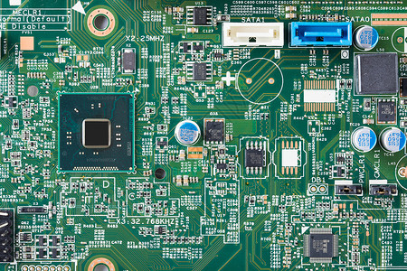 电路板主板信息高清图片