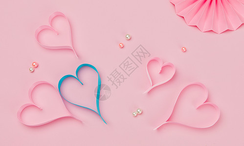 粉笔盒素材520七夕情人节粉色玫瑰背景