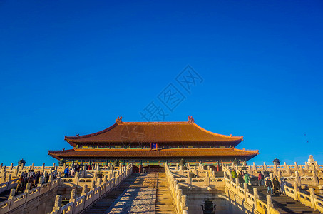 故宫博物院北京故宫太和殿背景