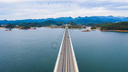 杭州之江大桥杭州千岛湖大桥背景