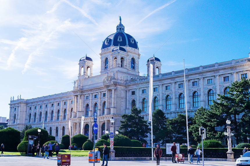 维也纳皇宫建筑外景图片