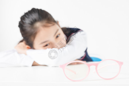 小学生视力保护背景图片