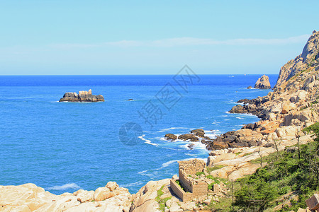 浙江海洋大学浙江象山渔山岛背景