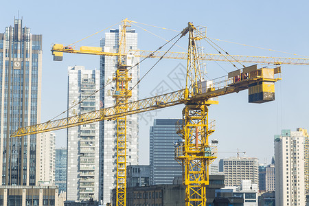城市建设建筑施工安全生产高清图片