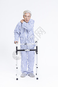 老年病人助步器图片