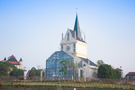 欧式教堂欧式教堂玻璃高清图片