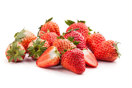 水果元素草莓创意摄影背景
