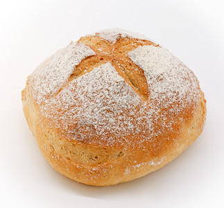 面包类元素欧式裸麦面包背景