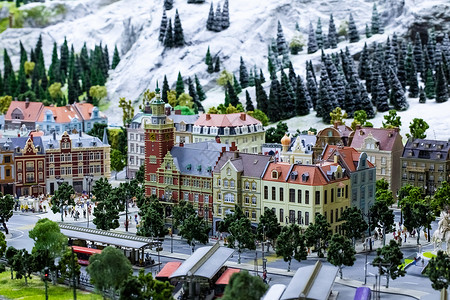 欧洲小镇模型图片