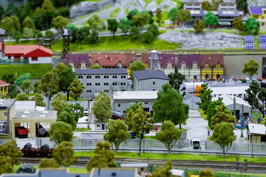 城镇模型一景图片