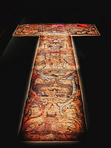 国家宝藏西汉马王堆墓T型帛画图片