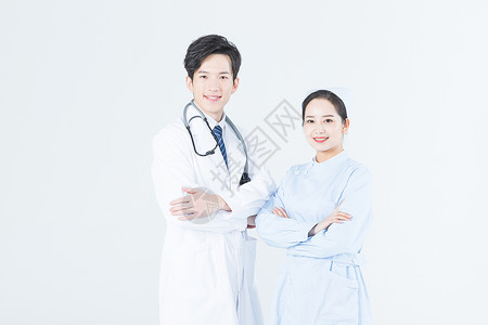 年轻医生和护士图片