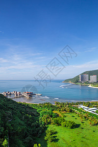 海南三亚湾海南三亚亚龙湾美景背景