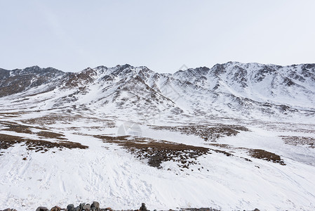 岗巴拉雪山青海岗什卡雪峰背景