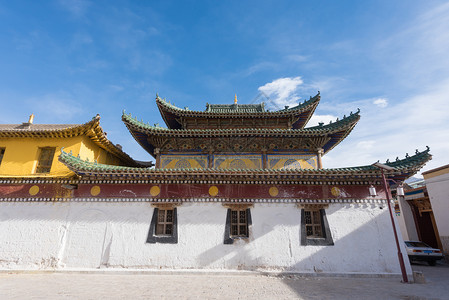 青海隆务寺背景