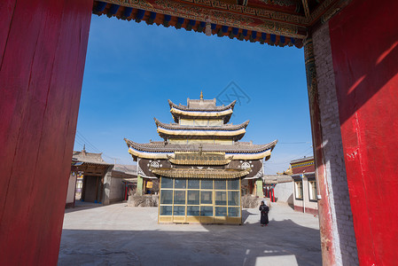 青海隆务寺背景