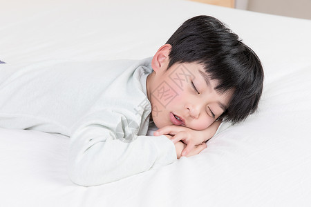 儿童床垫儿童睡觉背景