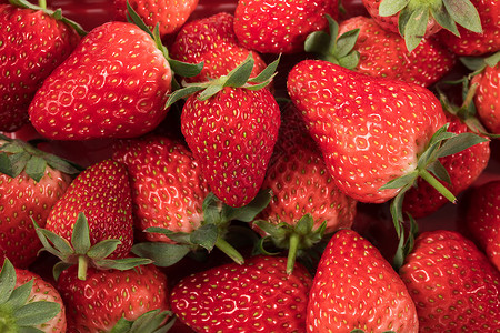 草莓免扣新鲜的草莓背景