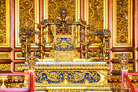 故宫龙椅炳灵寺世界文化遗产高清图片