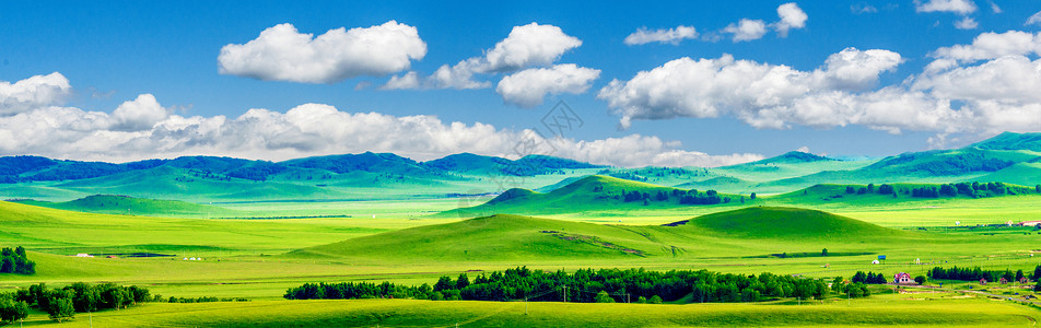 敕勒川草原草原风光美景背景