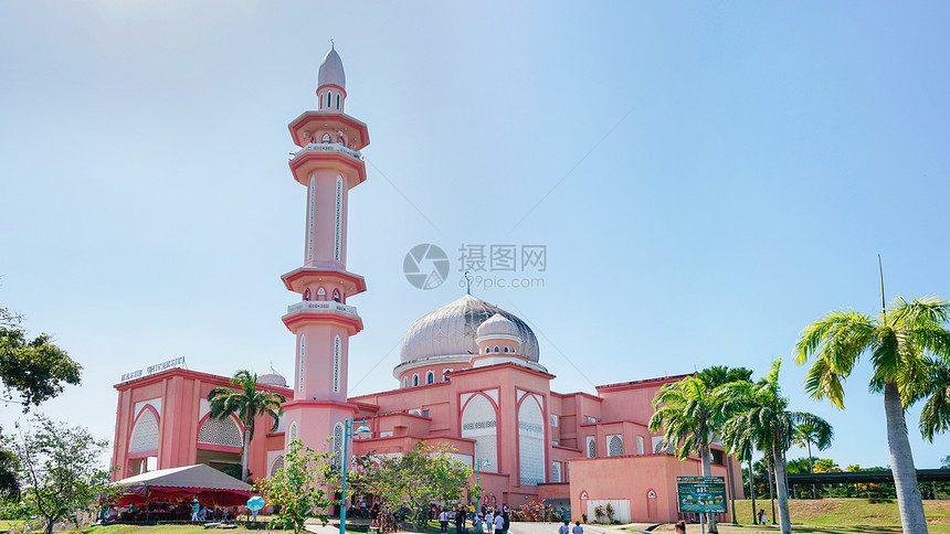 马来西亚粉色清真寺图片