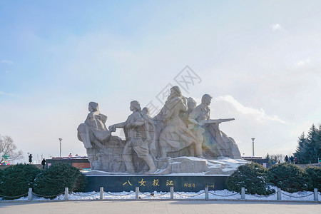 八女英烈纪念馆博物馆背景图片