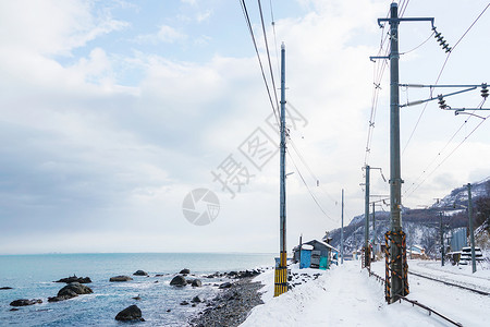 北海道小樽朝里背景图片