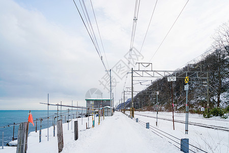 北海道小樽朝里背景图片