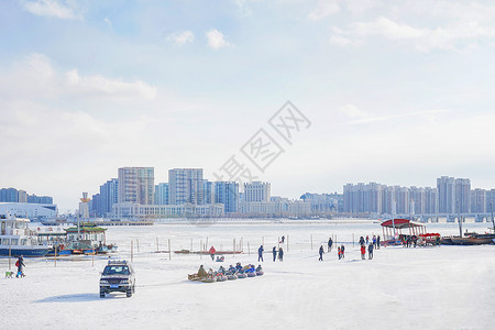 海滩项目黑龙江冬季冰上娱乐项目背景