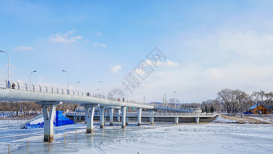 牡丹江大桥黑龙江大桥高清图片