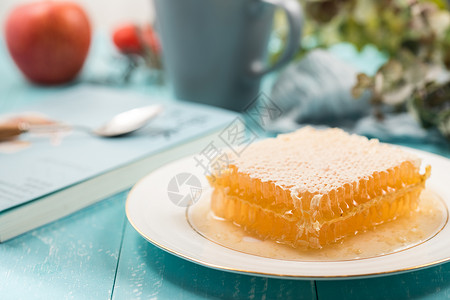 巢蜜设计素材美味的蜂巢蜜背景