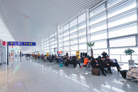 机场候机南京禄口机场高清图片