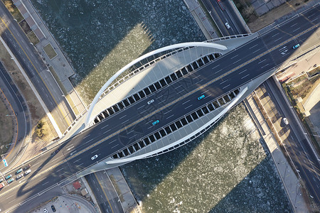 天津海河金刚桥背景图片