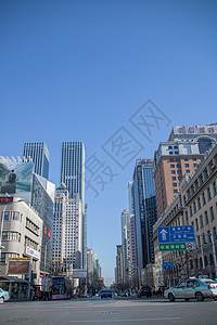 大连中山广场背景图片