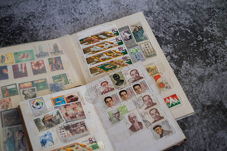 七零年代集邮册高清图片