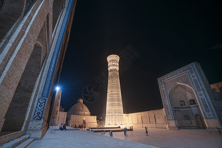 乌洛特卡乌兹别克斯坦卡兰清真寺背景
