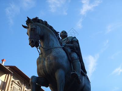 佛罗伦萨雕塑佛罗伦萨领主广场背景