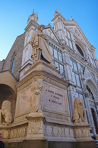 佛罗伦萨街头雕塑高清图片