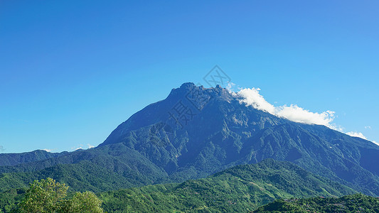 京那巴鲁神山国家公园背景图片
