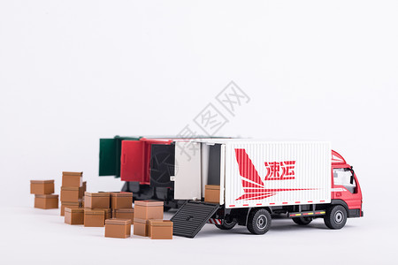 货车装卸装载卡车高清图片