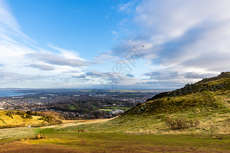英国爱丁堡风景背景图片