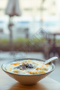 早餐豆花背景图片