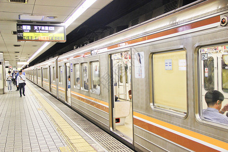 日本大阪地铁背景