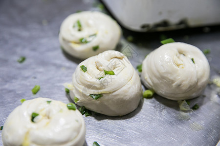 葱油面团原材料葱油饼高清图片