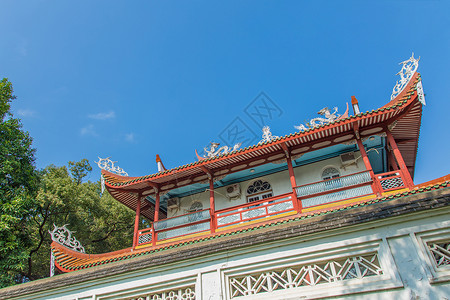 福州西禅寺建筑背景图片