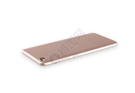  白底粉色金属手机背景图片