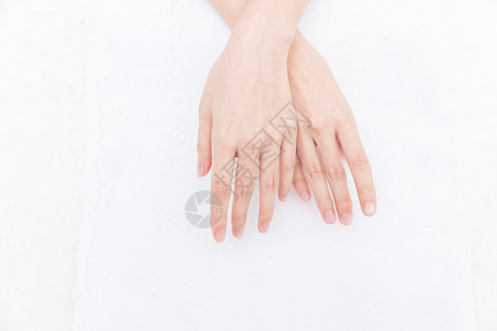 女性美甲指甲展示背景图片