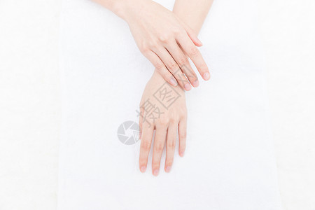 纹身指甲女性美甲指甲展示背景