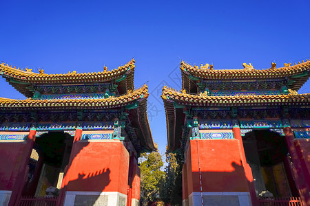 北京孔庙国子监博物馆建筑高清图片