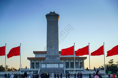 北京天安门广场人民英雄纪念碑背景图片